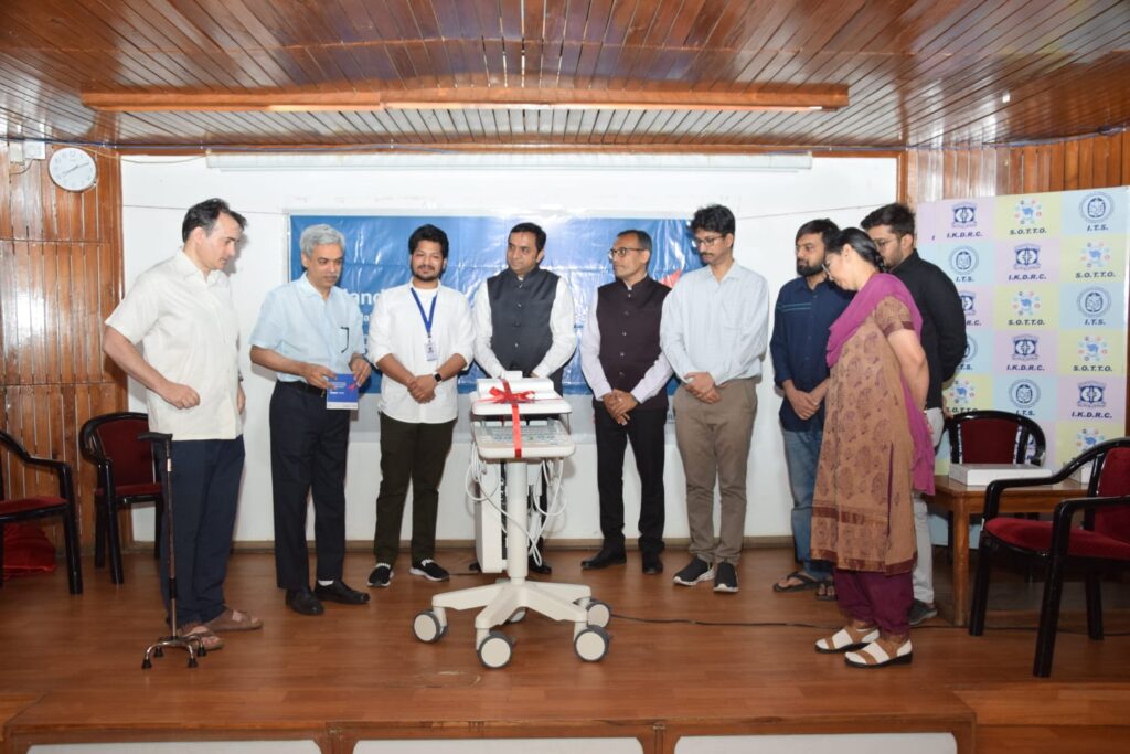 Ultrasound System Handover Ceremony at Gujarat University